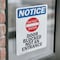 Signmission Door Blocked Not An Entrance Sign, Vinyl Decal, 5in W x 7in L, 2PK OS-2PACK-NS-D-57-V-11470 - alternate 3